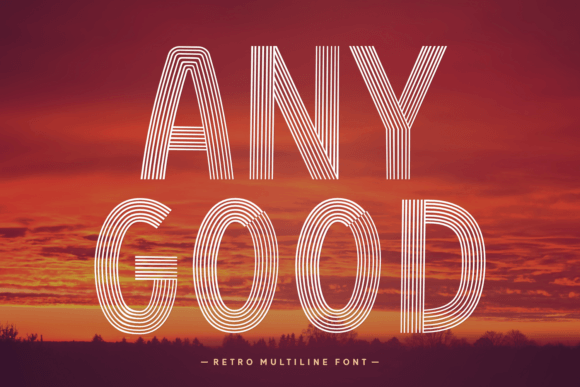 Any Good: A Retro Font for Handmade Creations
