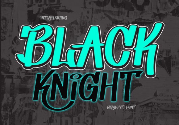Black Knight Font for Handmade and Commercial Designs