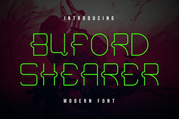 Buford Shearer: A Modern Font for Bold Branding