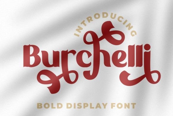 Burchelli: A Bold Display Font for Modern Editorial Design