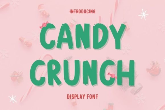 Candy Crunch: A Playful Display Font for Bold Branding