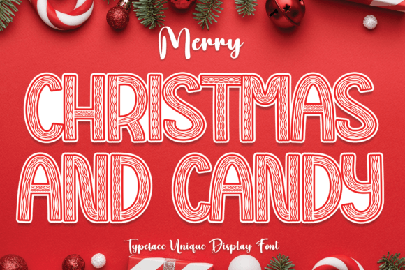 Christmas and Candy: A Display Font for Festive Editorial Design