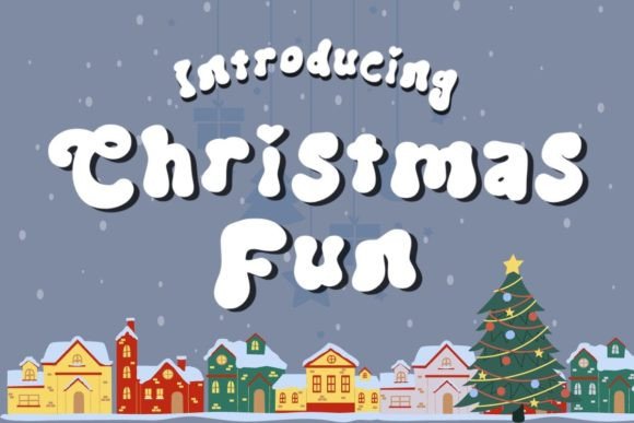 Christmas Fun Duo: A Festive Display Font for Digital Design