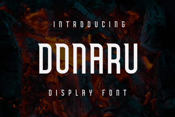 Donaru: A Modern Display Font for Branding Projects