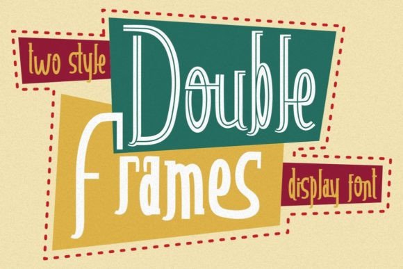 Double Frames Font for Branding That Stands Out