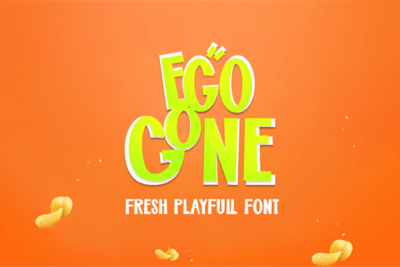 Egogone: A Playful Font for Creative Makers