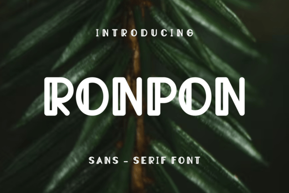 Enhance Your Brand with the Ronpon Display Font