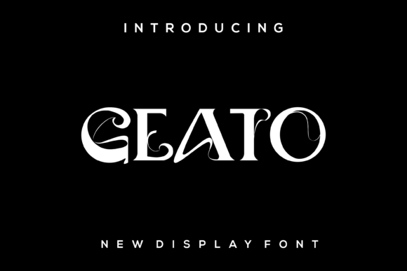 Geato: A Stylish Display Font for Craft Creations