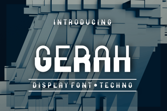 Gerah: A Cool Display Font for Small Business Branding
