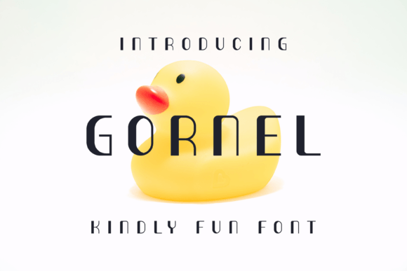 Gornel: A Cool Display Font for Editorial Projects