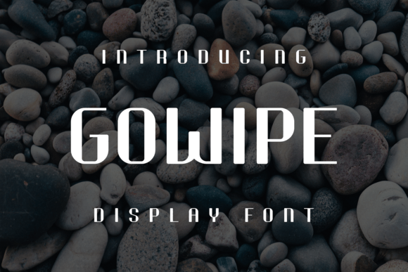 Gowipe Font for Editorial Design and Content Creation