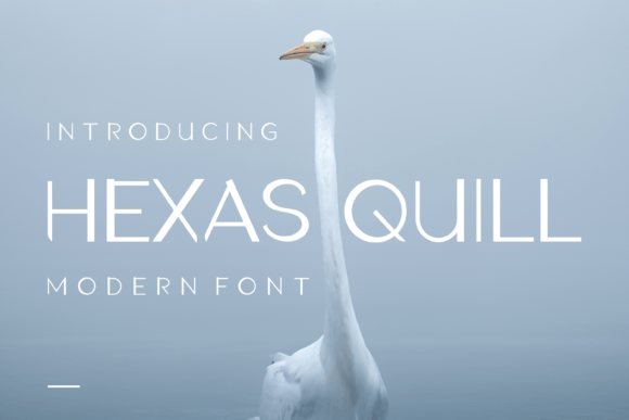 Hexas Quill: A Modern Display Font for Editorial Design