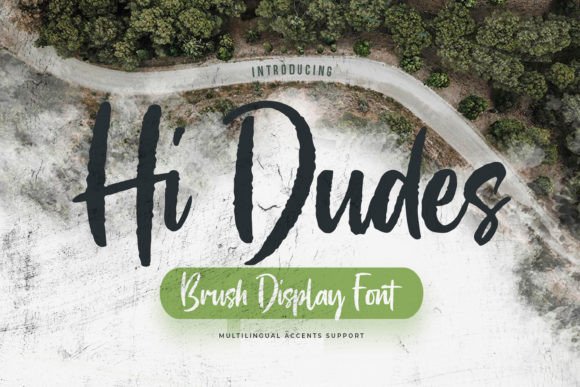 Hi Dudes Font: A Natural Touch for Handmade Creations