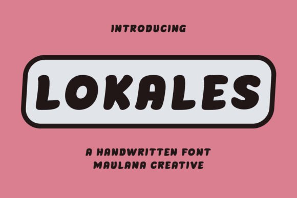 Lokales: A Handwritten Display Font for Web Design