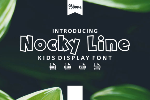 Nocky Line Display Font Review
