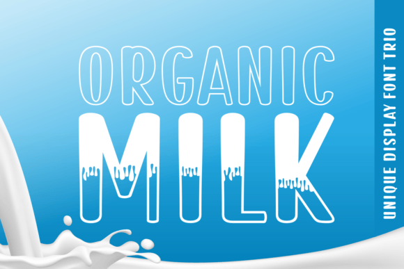 Organic Milk Font for a Cleaner, More Natural Editorial Look