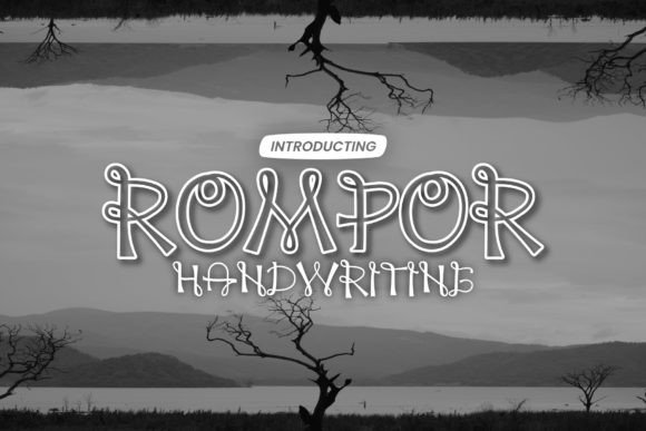 Rompor: A Sweet Display Font for Editorial Elegance
