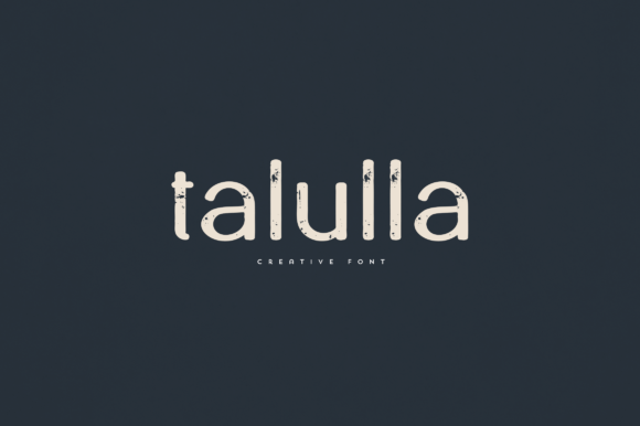 Talulla Font for Web Design Projects
