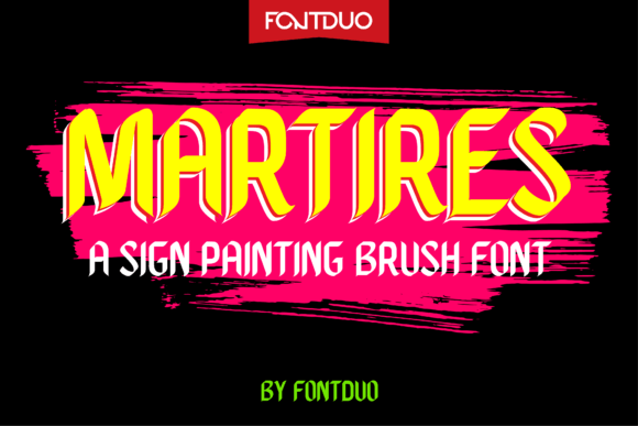 Testing Martires: A Display Font for Digital Branding