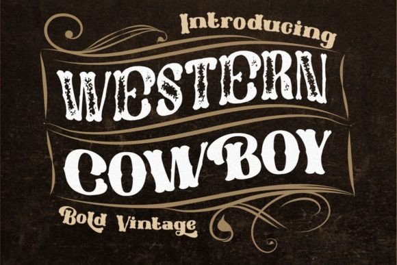 Western Cowboy Font for Bold Brand Campaigns