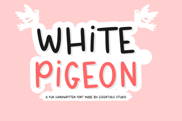 White Pigeon: A Playful Display Font for Creative Branding