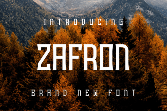 Zafron: A Display Font That Elevates Digital Branding